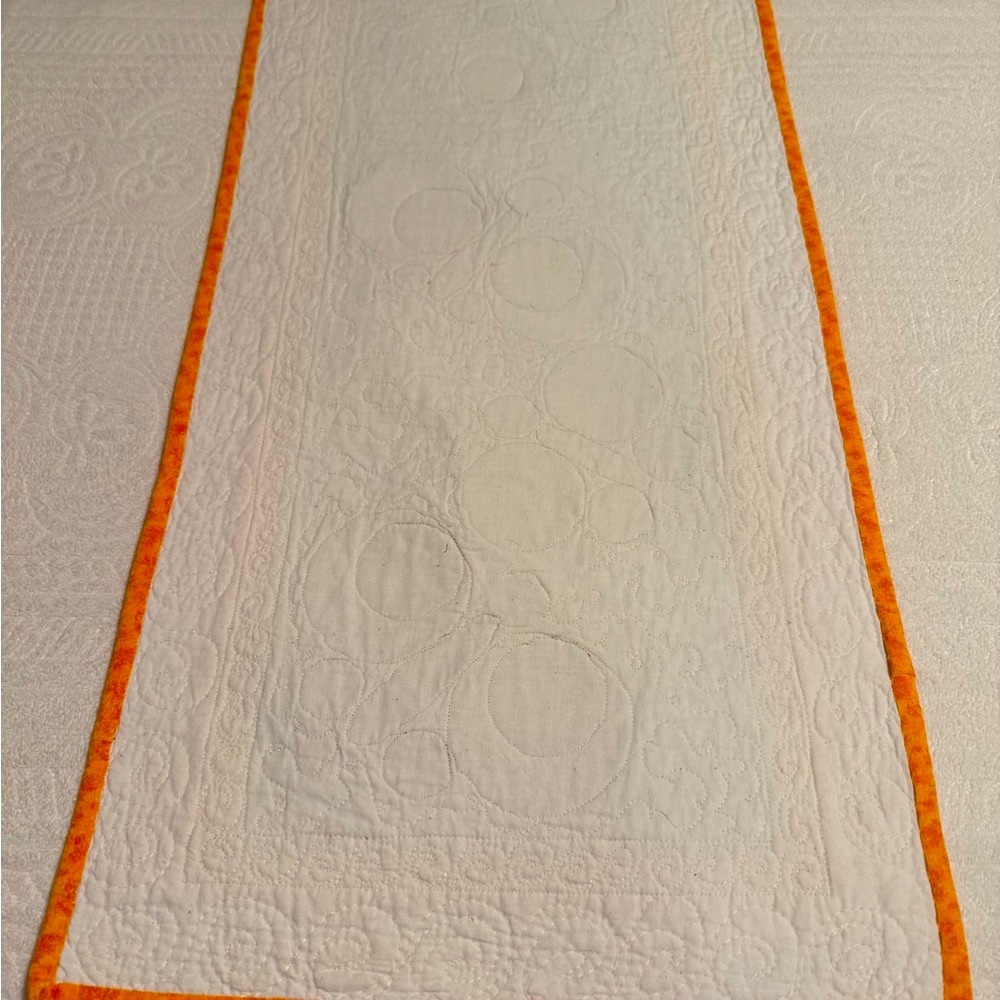 Hand Made Quilted Table Runner/ Topper /Mat ~ Multi Color Butterflies - Picture 3 of 7